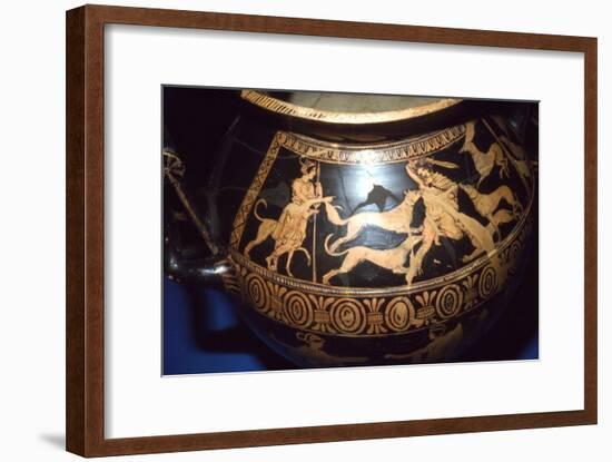 Red figured Nestoris (wine-jar), Lucania,, c390-c380 BC-Unknown-Framed Giclee Print