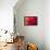 Red Flame-Dana Styber-Framed Premier Image Canvas displayed on a wall