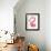 Red Flamingo-Cat Coquillette-Framed Giclee Print displayed on a wall