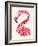 Red Flamingo-Cat Coquillette-Framed Giclee Print