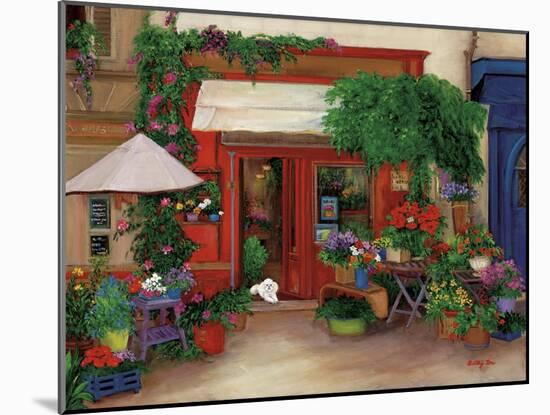 Red Flower Shop-Betty Lou-Mounted Giclee Print