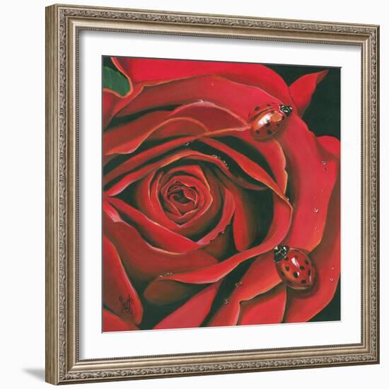 Red Flower-Scott Westmoreland-Framed Art Print