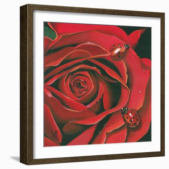 Red Flower-Scott Westmoreland-Framed Art Print