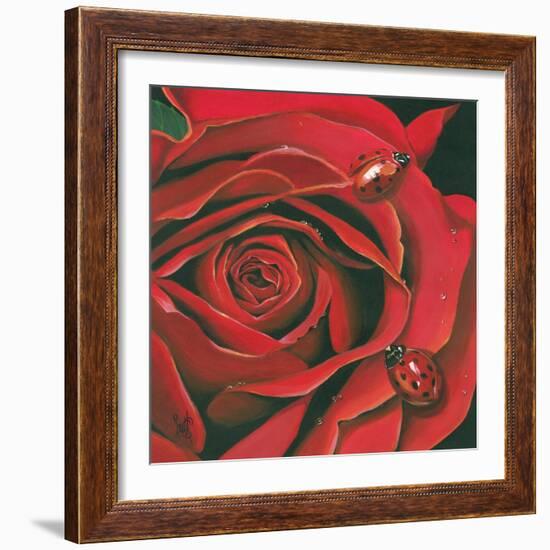 Red Flower-Scott Westmoreland-Framed Art Print