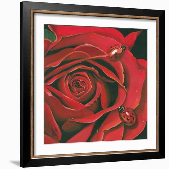 Red Flower-Scott Westmoreland-Framed Art Print