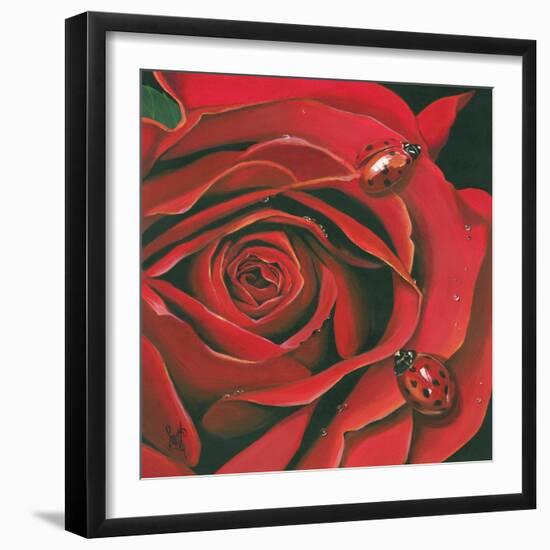 Red Flower-Scott Westmoreland-Framed Art Print