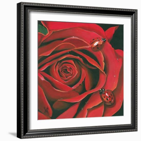 Red Flower-Scott Westmoreland-Framed Art Print