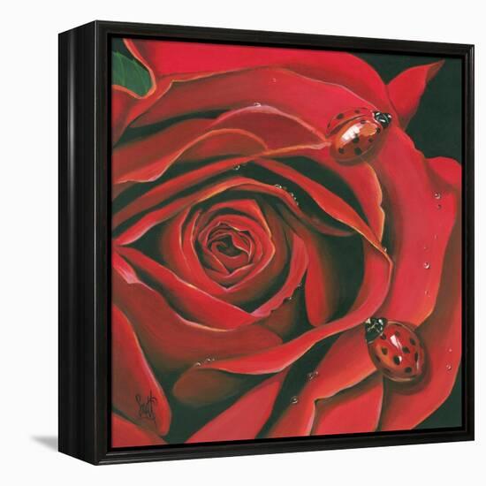 Red Flower-Scott Westmoreland-Framed Stretched Canvas