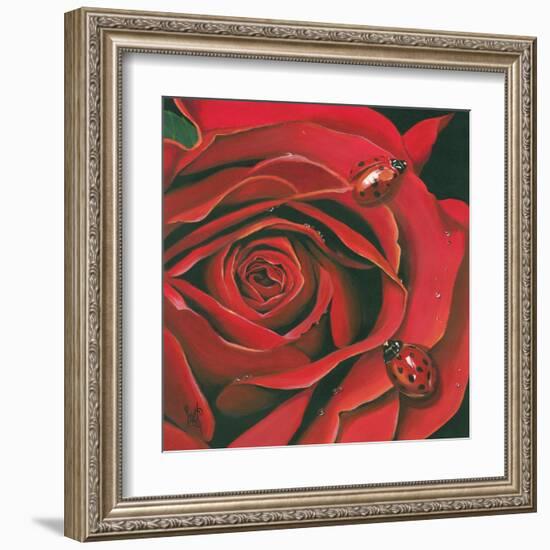 Red Flower-Scott Westmoreland-Framed Art Print