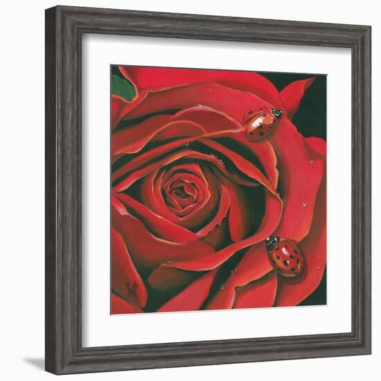 Red Flower-Scott Westmoreland-Framed Art Print