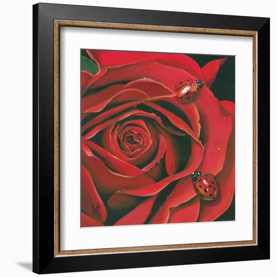 Red Flower-Scott Westmoreland-Framed Art Print