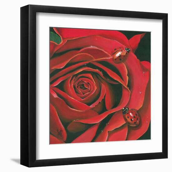 Red Flower-Scott Westmoreland-Framed Art Print