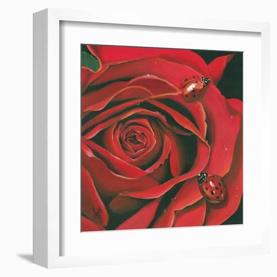 Red Flower-Scott Westmoreland-Framed Art Print