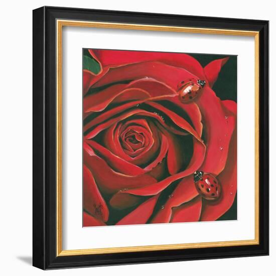 Red Flower-Scott Westmoreland-Framed Art Print