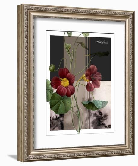 Red Flower-Flora Danica-Framed Premium Giclee Print