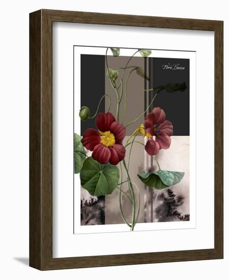 Red Flower-Flora Danica-Framed Premium Giclee Print