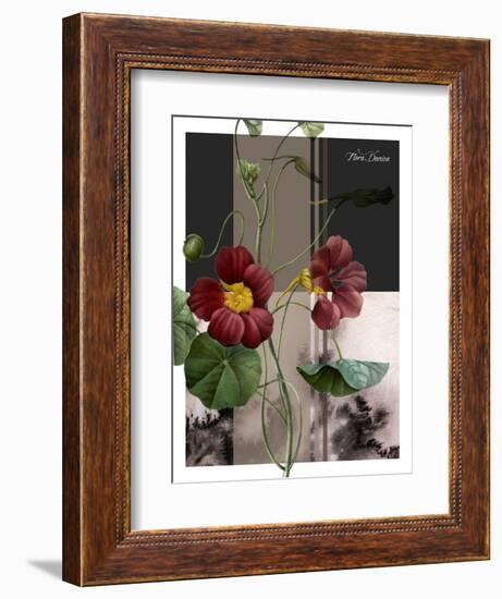 Red Flower-Flora Danica-Framed Premium Giclee Print