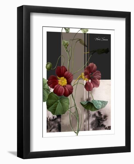 Red Flower-Flora Danica-Framed Premium Giclee Print