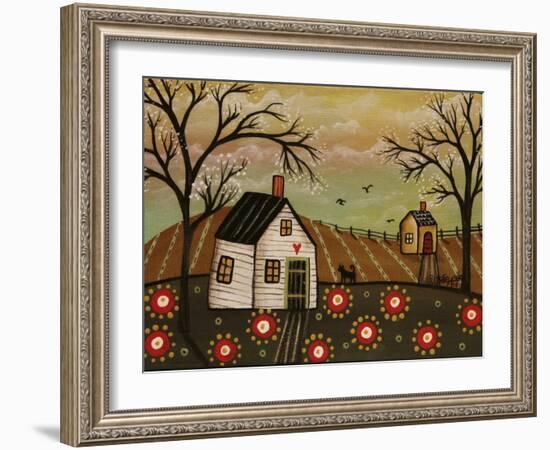 Red Flowers 1-Karla Gerard-Framed Giclee Print