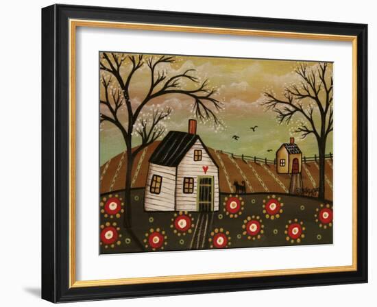 Red Flowers 1-Karla Gerard-Framed Giclee Print