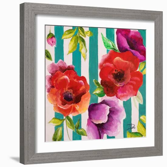 Red Flowers II-Patricia Pinto-Framed Art Print