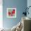 Red Flowers II-Patricia Pinto-Framed Art Print displayed on a wall