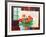 Red Flowers with Painting-Guy Charon-Framed Collectable Print