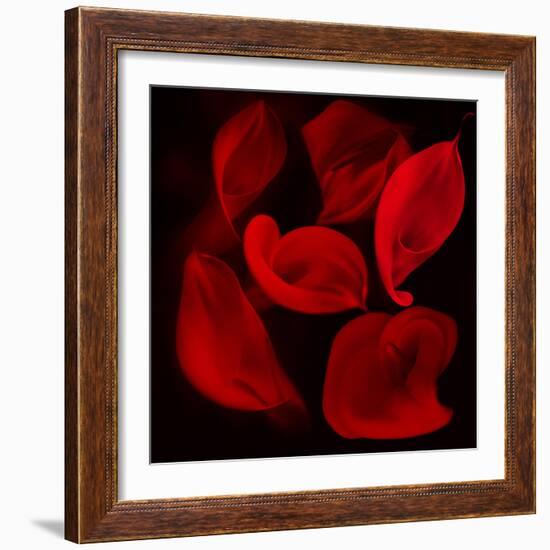 Red Flowers-Unaciertamirada-Framed Photographic Print