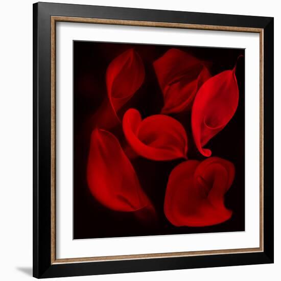 Red Flowers-Unaciertamirada-Framed Photographic Print