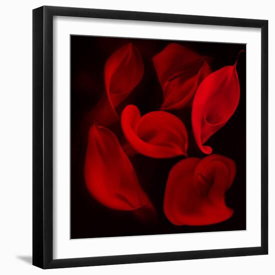 Red Flowers-Unaciertamirada-Framed Photographic Print