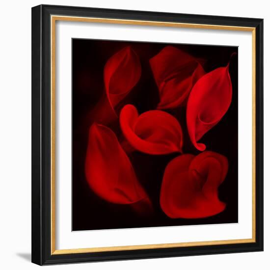 Red Flowers-Unaciertamirada-Framed Photographic Print