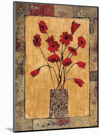 Red Flowers-Bagnato Judi-Mounted Art Print