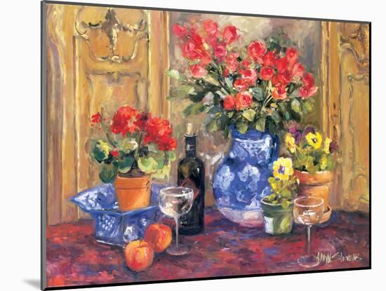 Red Flowers-Stevens Allayn-Mounted Art Print