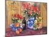 Red Flowers-Stevens Allayn-Mounted Art Print