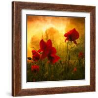 Red for Love-Philippe Sainte-Laudy-Framed Photographic Print