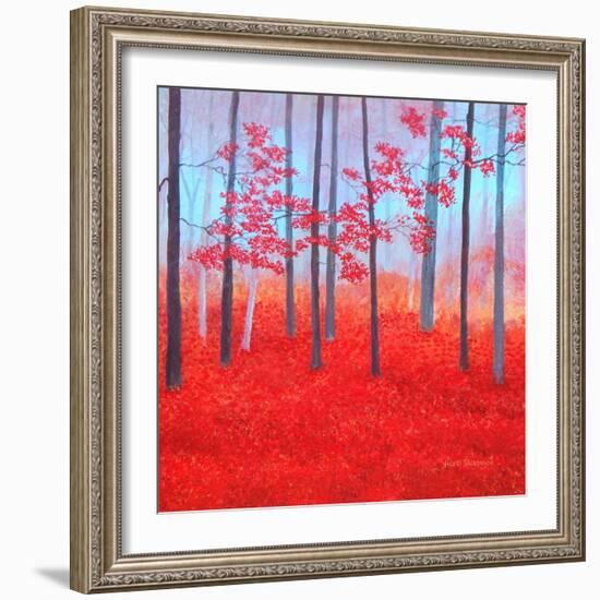 Red Forest Morning-Herb Dickinson-Framed Photographic Print