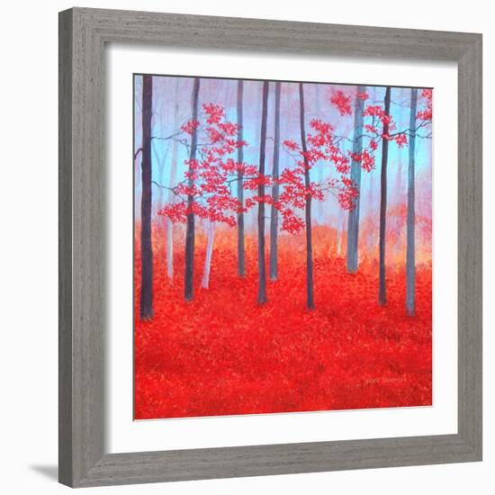 Red Forest Morning-Herb Dickinson-Framed Photographic Print