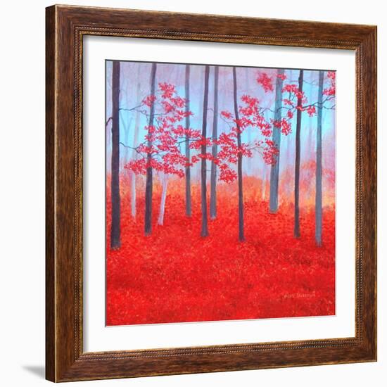 Red Forest Morning-Herb Dickinson-Framed Photographic Print