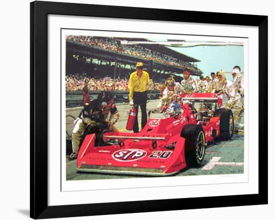 Red Formula-Ron Kleemann-Framed Collectable Print