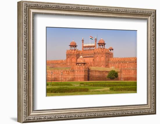 Red Fort, UNESCO World Heritage Site, Delhi, India, Asia-Gavin Hellier-Framed Photographic Print