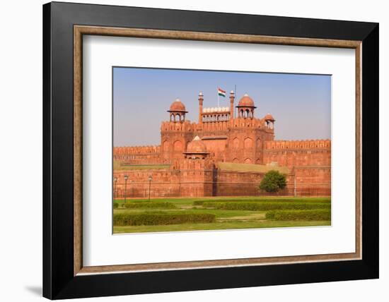 Red Fort, UNESCO World Heritage Site, Delhi, India, Asia-Gavin Hellier-Framed Photographic Print