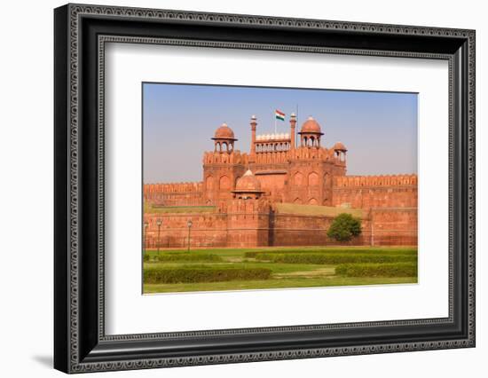 Red Fort, UNESCO World Heritage Site, Delhi, India, Asia-Gavin Hellier-Framed Photographic Print