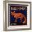 Red Fox Brand - Orange, California - Citrus Crate Label-Lantern Press-Framed Art Print