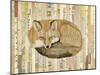 Red Fox Collage III-Nikki Galapon-Mounted Art Print