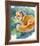 Red Fox on Green-Joni Johnson-Godsy-Framed Giclee Print