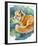 Red Fox on Green-Joni Johnson-Godsy-Framed Giclee Print