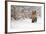 Red Fox Walks through the Snow-Menno Schaefer-Framed Photographic Print
