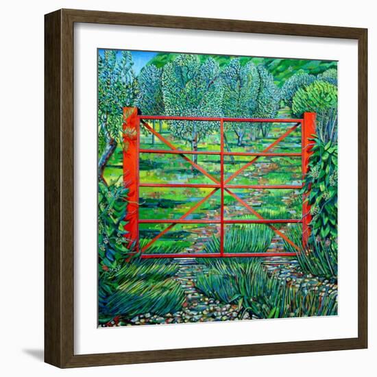 Red Gate, Summer, 2010-Noel Paine-Framed Giclee Print