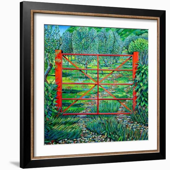 Red Gate, Summer, 2010-Noel Paine-Framed Giclee Print