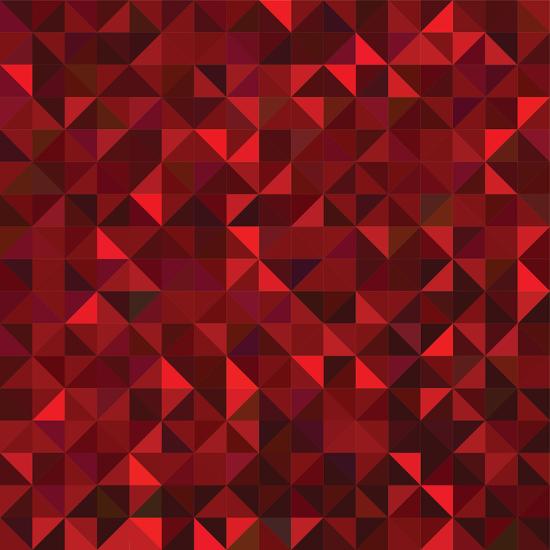 Red Geometric Background Vector Mosaic Pattern Photographic Print Essl Art Com